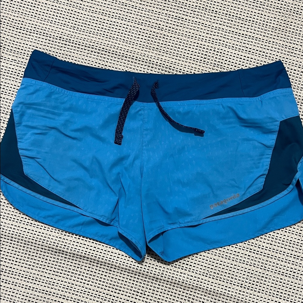 Vibrant Blue Patagonia Running Shorts